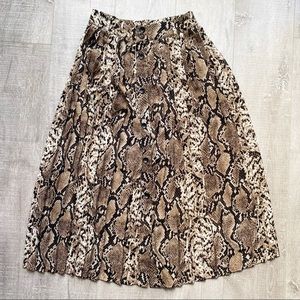 Long Skirt | Snake Pattern